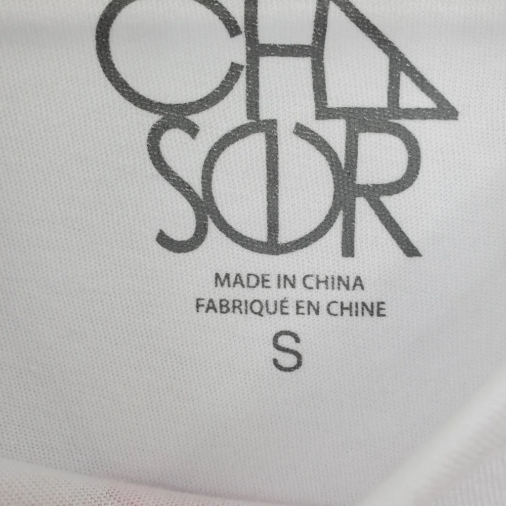 Chaser Flamingoes Big Graphic Tee Cotton Shirt White NEW - Picture 4 of 6